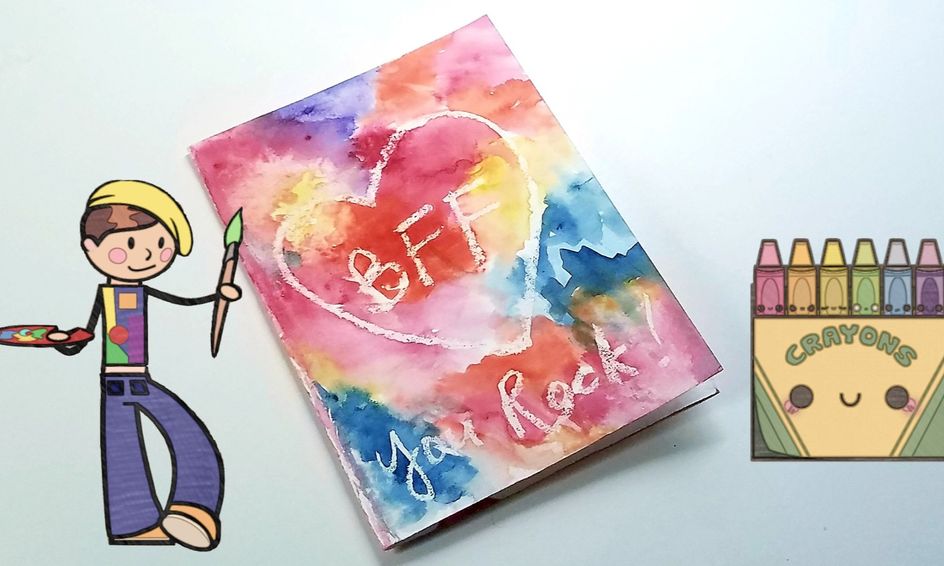 Paint A Friendship Card Jr Watercolor Painting Small Online