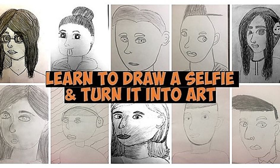 Draw A Selfie And Turn It Into Word Art Small Online Class For Ages 9 14 Outschool