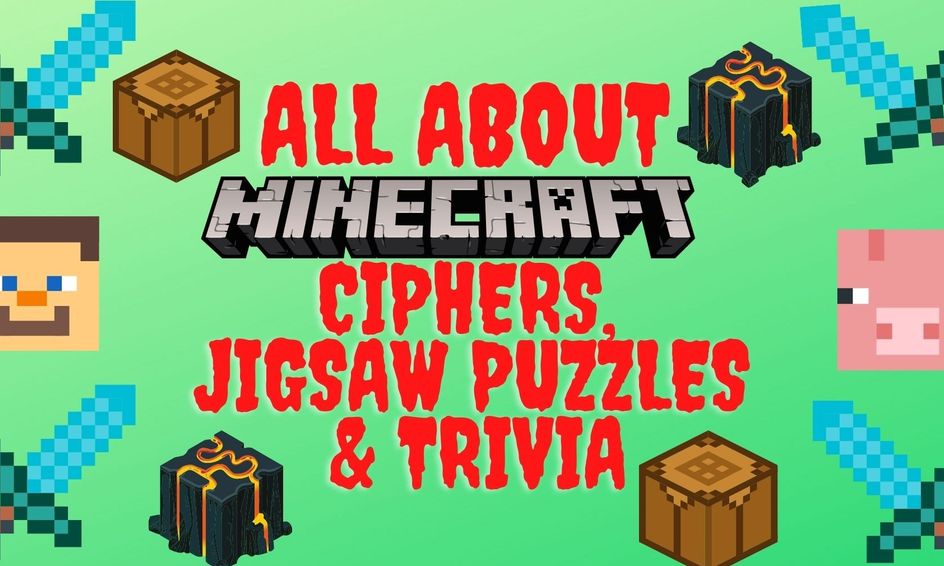 Flex All About Minecraft Ciphers Jigsaw Puzzles Trivia Small Online Class For Ages 7 12 Outschool