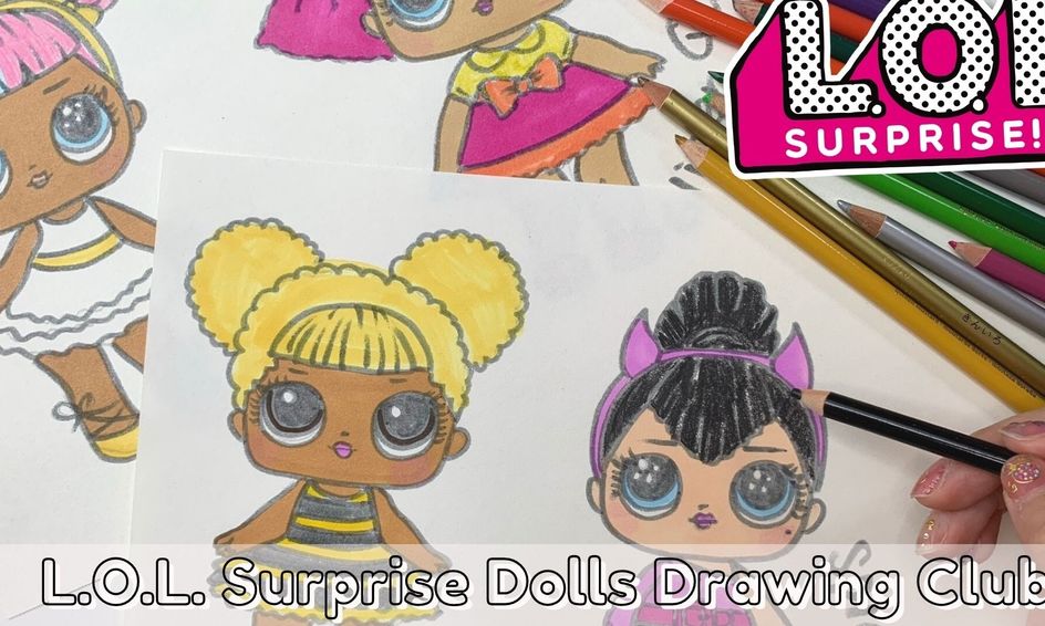 LOL Surprise Dolls Drawing Class | Small Online Class for ...