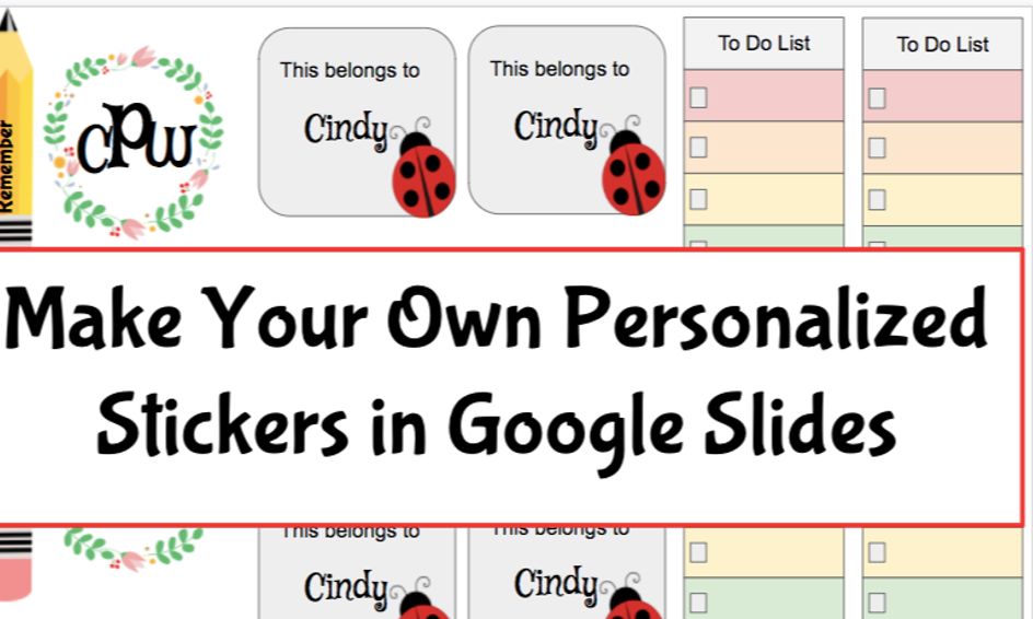 Make Your Own Personalized Stickers In Google Slides Small Online Class For Ages 11 14 Outschool