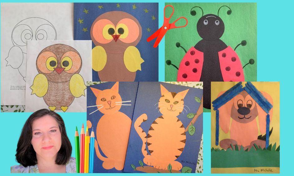 Flex - 4 Animal in Environments Cut & Paste Art Projects - Plus Coloring  Pages! | Small Online Class for Ages 5-10