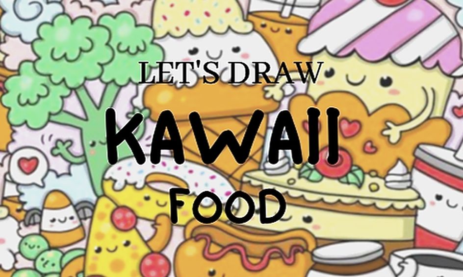 Let S Draw Cute Kawaii Food Small Online Class For Ages 8 13 Outschool,Cute Harp Seal Drawing