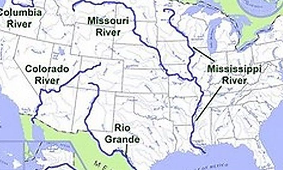 Major Rivers and Lakes in the United States Small Online Class for