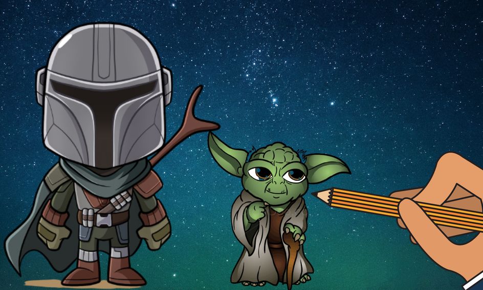 Mandalorian And Baby Yoda Directive Drawing And Chat Small Online Class For Ages 7 11 Outschool