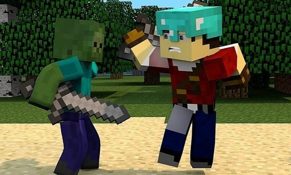 Building Focus With Minecraft Monster Combat Small Online