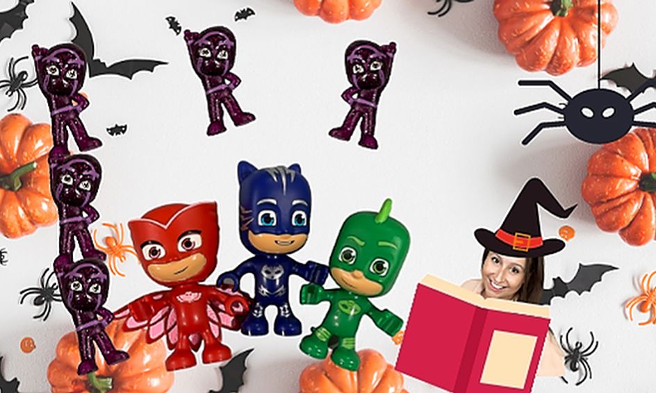 Xfive Little Ninjalinos Halloween Story Dress Up And Color For Pj Masks Fans Small Online Class For Ages 3 6 Outschool