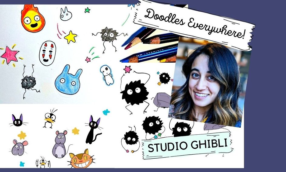 Doodle Art Club Let S Draw Cute Studio Ghibli Doodles And Chat Small Online Class For Ages 8 12 Outschool