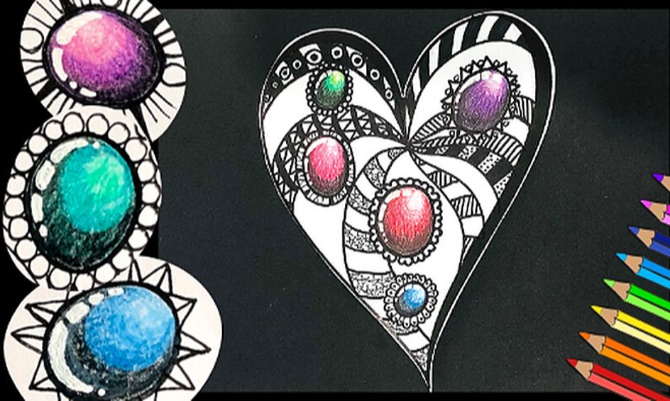 Mindfulness Art Drawing A Valentine S Day Heart With 3d Gem Tangle Treasure Small Online Class For Ages 8 13 Outschool Things tagged with 'valentine' (906 things). outschool
