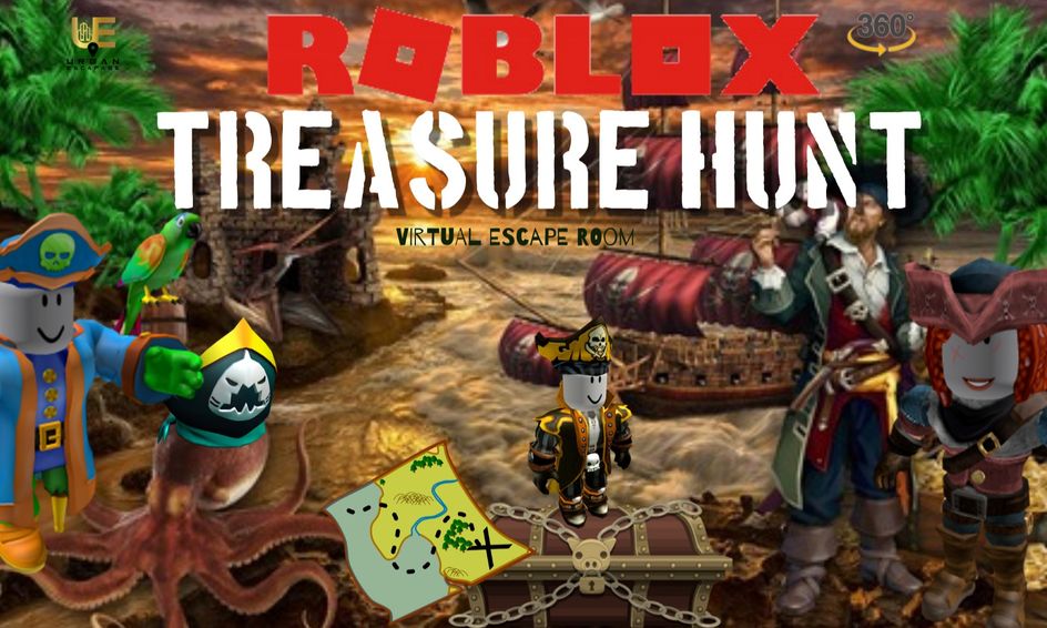 Finding Blackbeard S Treasure Roblox 360 Escape Room Small Online Class For Ages 8 11 Outschool - esqape room roblox underground