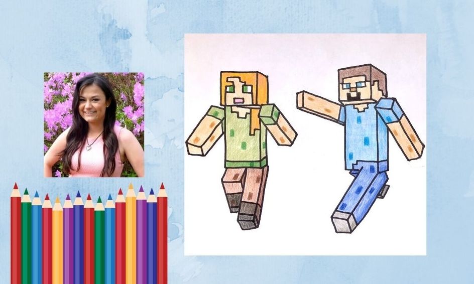 Featured image of post Cute Minecraft Drawings Steve