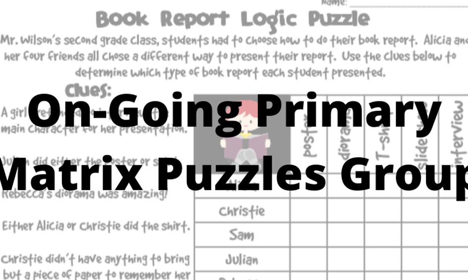 On Going Primary Matrix Puzzles Deductive Reasoning Small Online Class For Ages 6 9 Outschool