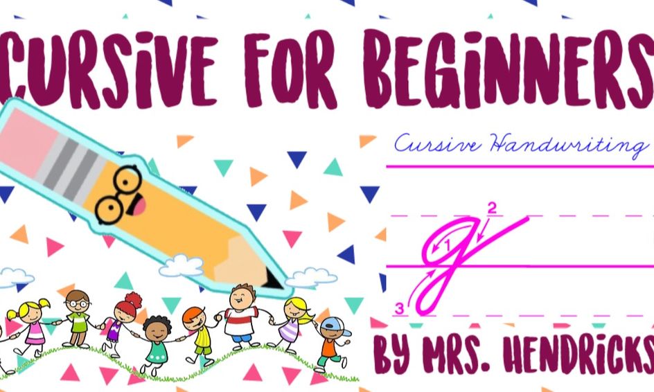 Cursive For Beginners 7 12 Year Olds Small Online Class For