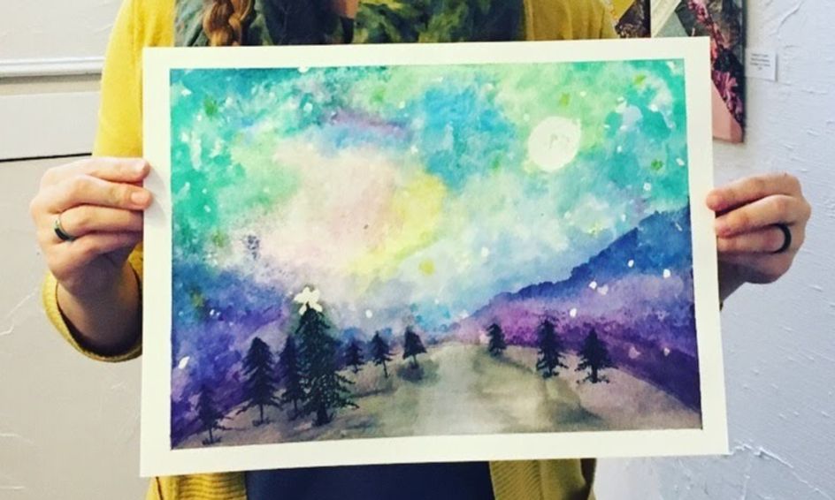Create Your Own Galaxy Watercolor Techniques To Paint Beautiful