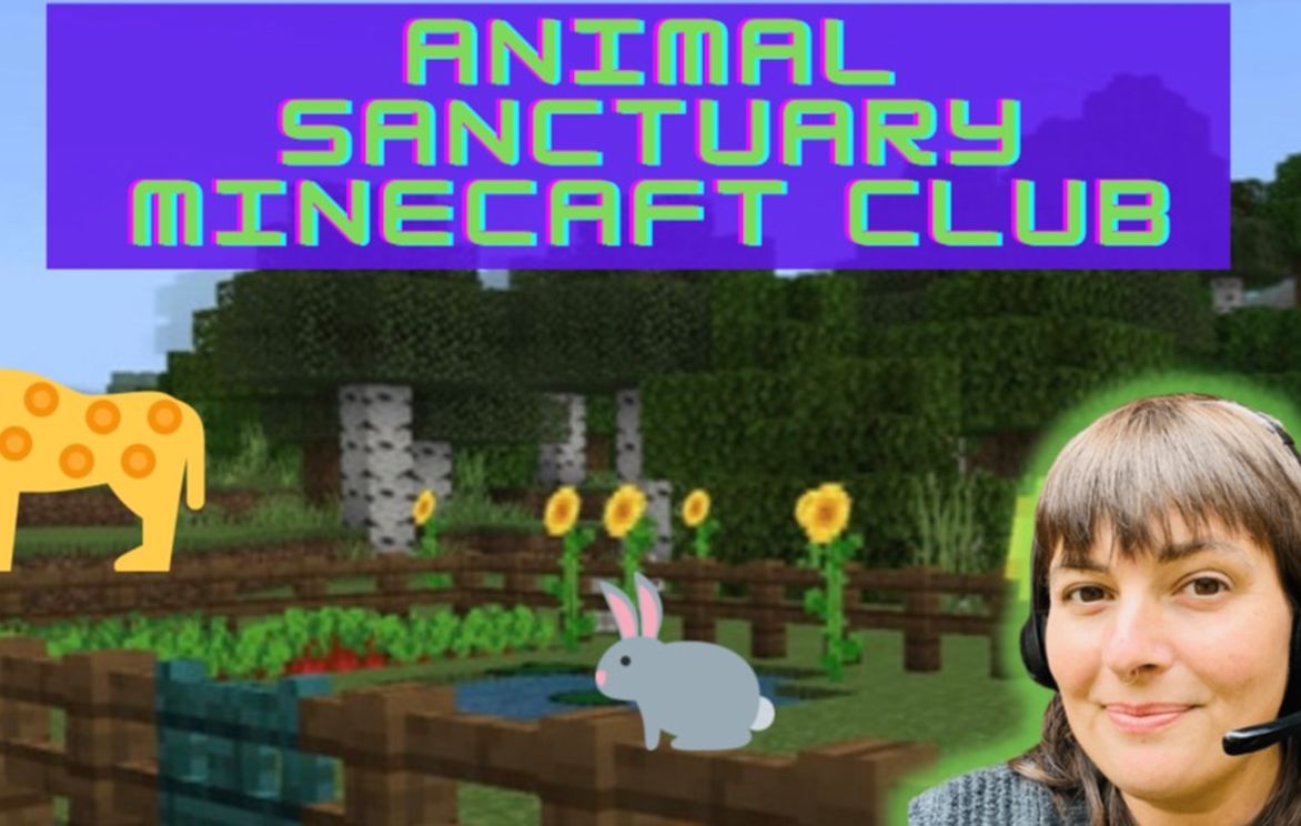 Animal Sanctuary Minecraft Club! Everything Furry and Cute. (Bedrock Realm)  | Small Online Class for Ages 7-12