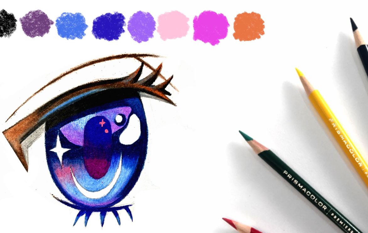 Let's Draw and Color Anime Eyes Using Color Pencils! | Small Online Class  for Ages 9-14