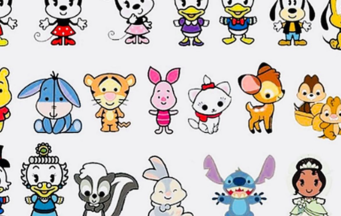 How To Draw Kawaii Disney Characters Doodles Step By Step Directed Drawing Art Small Online Class For Ages 8 13