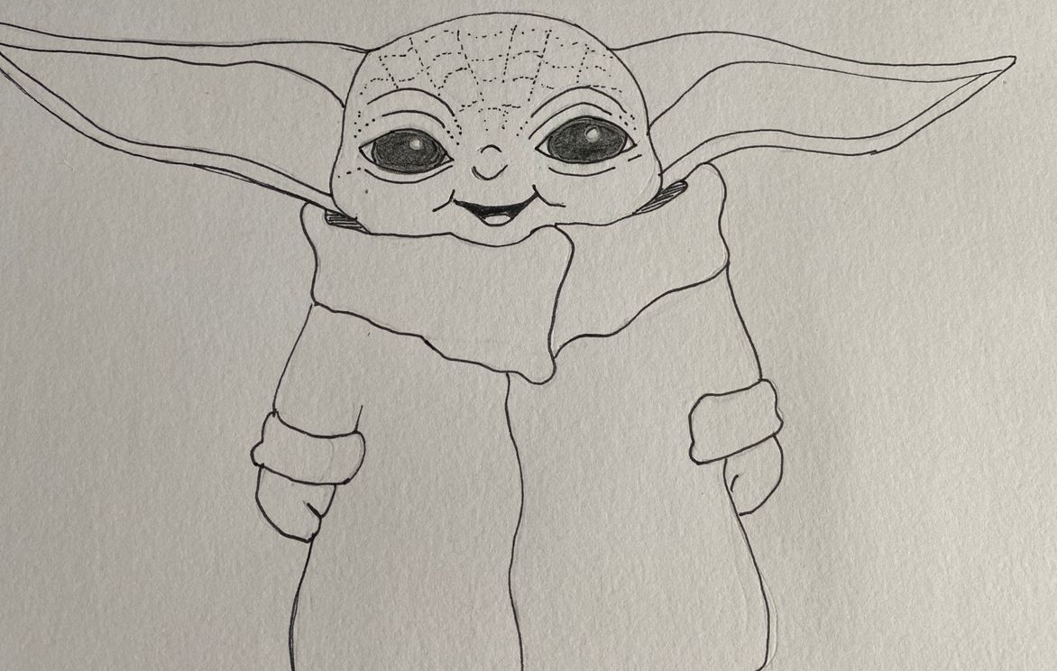 Learn To Draw Baby Yoda The Child Grogu With Live Step By Step Instructions Small Online Class For Ages 8 12