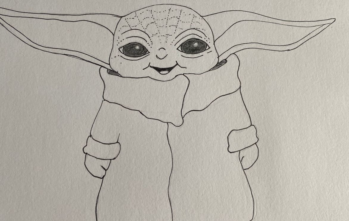 Learn To Draw Baby Yoda The Child Grogu With Live Step By Step Instructions Small Online Class For Ages 8 12