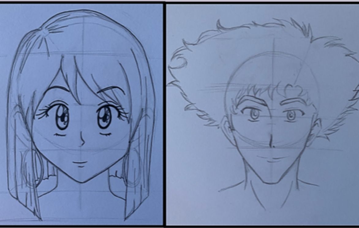 Anime Head & Face (Portrait) Drawing/Sketching Intensive: Flex Version |  Small Online Class For Ages 12-16