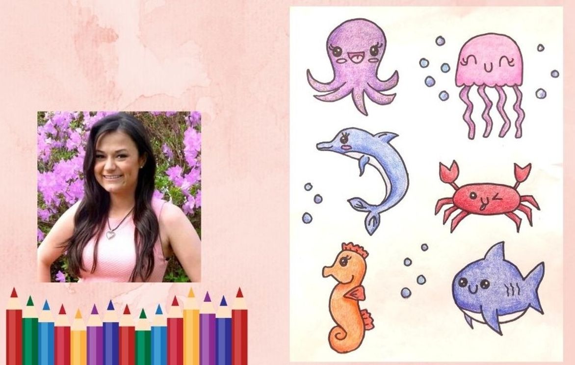 How to Draw: Cute Kawaii Sea Creatures | Art Class | Small Online Class for  Ages 7-12