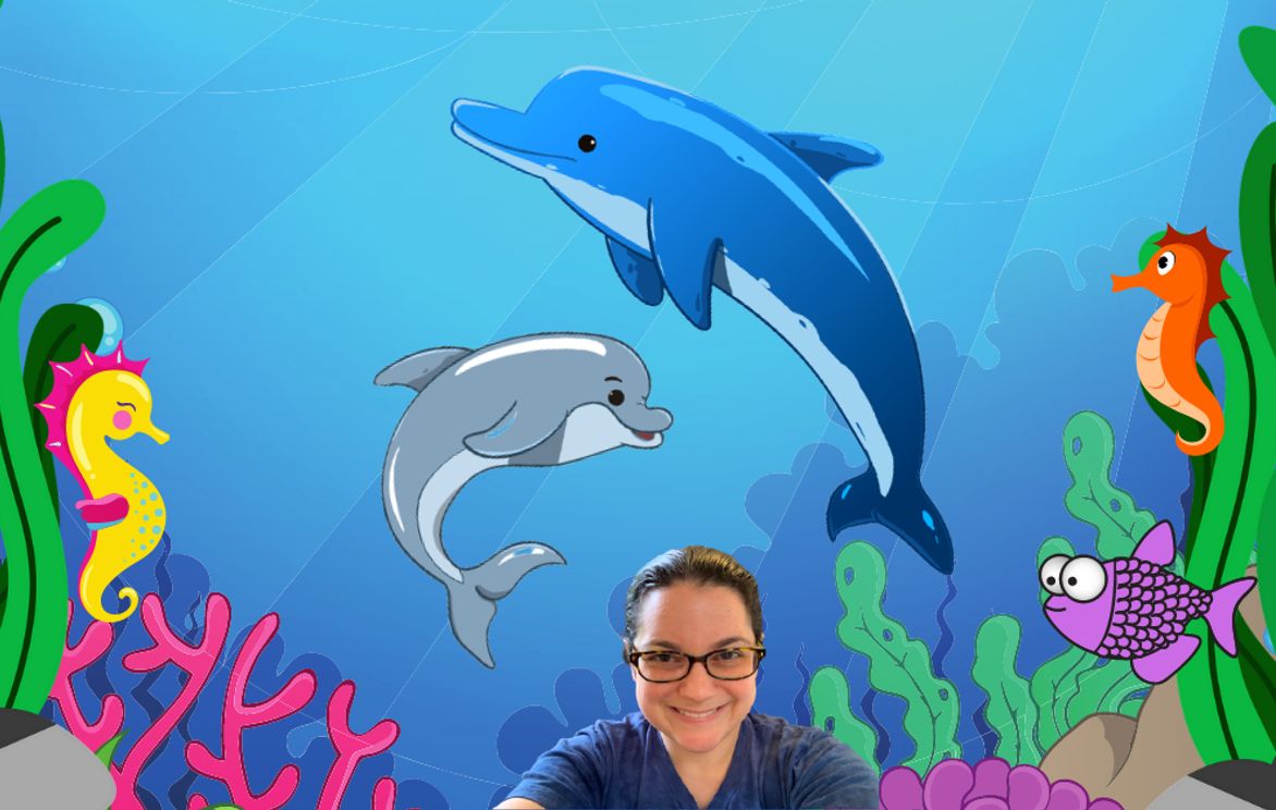 Dolphin Adventure: Explore the Animal World, Meet Dolphins and Create Art!  | Small Online Class for Ages 4-7