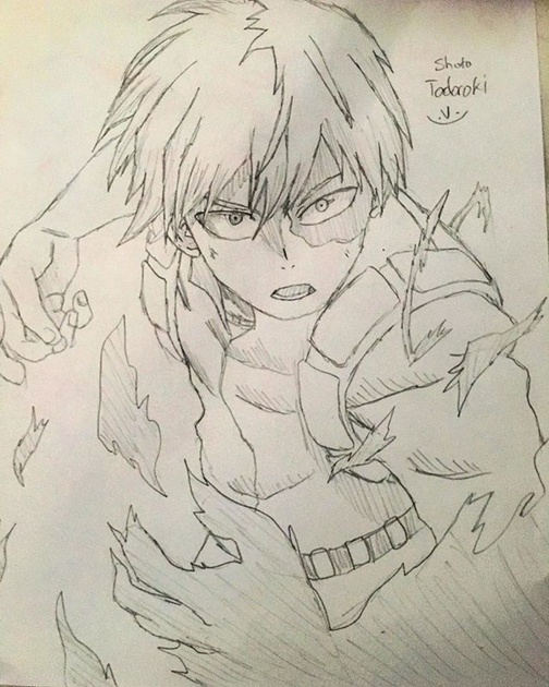 Todoroki Shoto Drawing