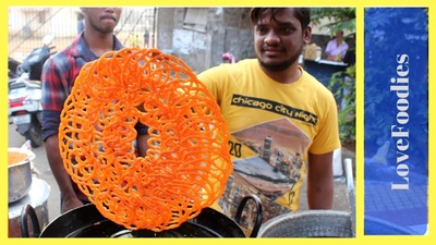 One of the biggest jalebis in the world
