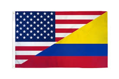 Colombia/American Flag