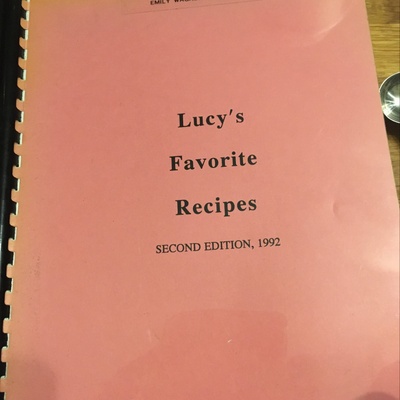Grandma's recipe book