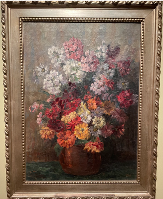 Great-grandmothers oil painting