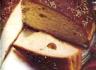 Greek New Year bread