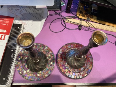 Family Shabbat Candlesticks