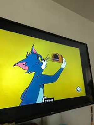 Television with Tom and Jerry
