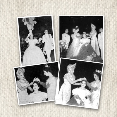 My Grandmother getting crowned -1956