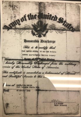 He honorable discharge certificate