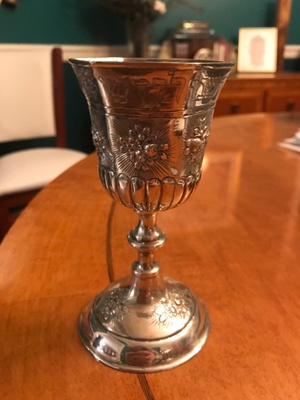 Cup for sanctification of wine