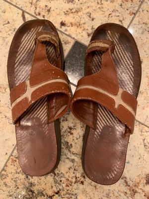 My father's sandals