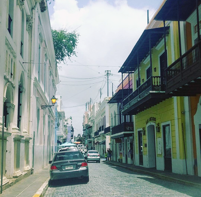 This is the Old San Juan, which is around the area my parents first bought their apartment.