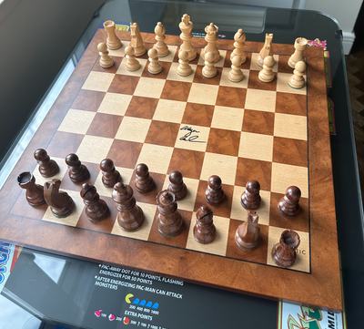 Chess Board w/ signature on D5