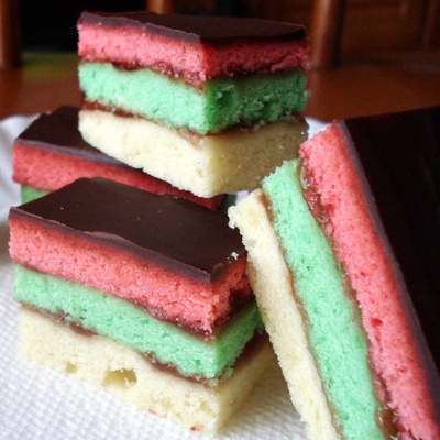 Rainbow cookies 