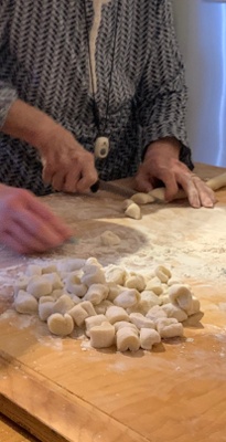 Preparing Gnocchi with My Nonnie