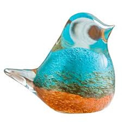A glass bird made 50 years ago