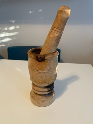 My abuela's wooden pilon