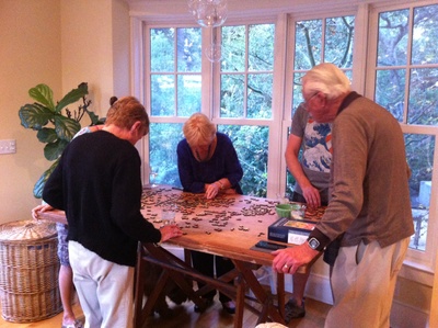 Grandparents jockeying for puzzling position, Dec 2013
