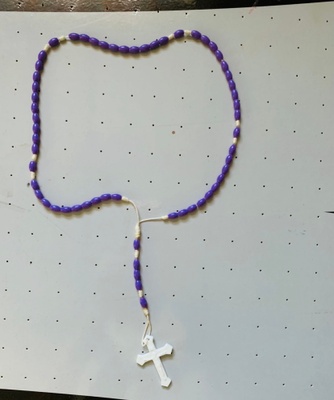 The rosary beads