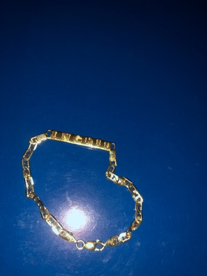 A gold bracelet given by my Aunt