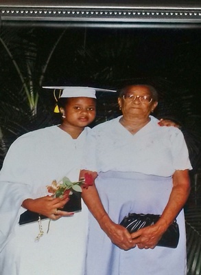 High school graduation, Mom and me