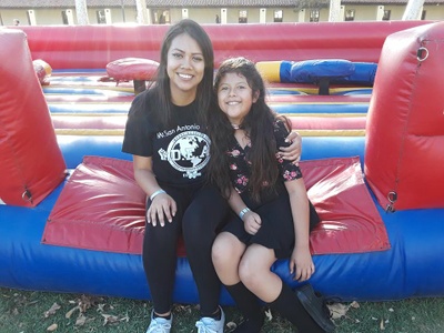 My sister visiting me at CSUCI for family day weekend!