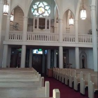 The interior of St. Columba’s